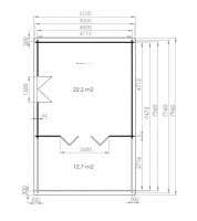 Abri De Jardin Nyborg Iso Avec Porte Pliante